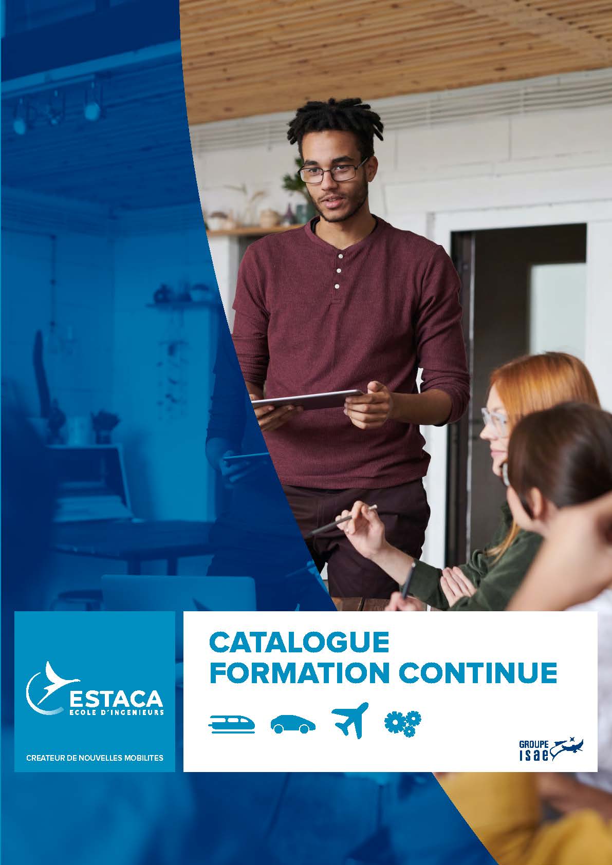 couverture du catalogue des formations continues de l'ESTACA